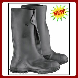 Onguard‎ Black Waterproof Overshoe Boots 2X Cleated Outsole NWT